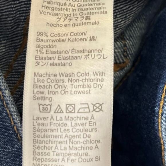 J.Crew Women's Blue High Waisted Medium Wash Cut-Off Denim Jeans Shorts Size 26 - Picture 5 of 5